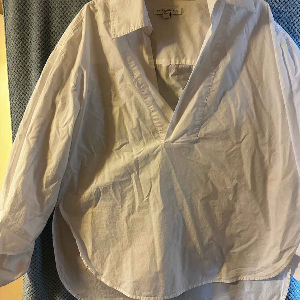 Banana Republic Classic Ivory Shirt